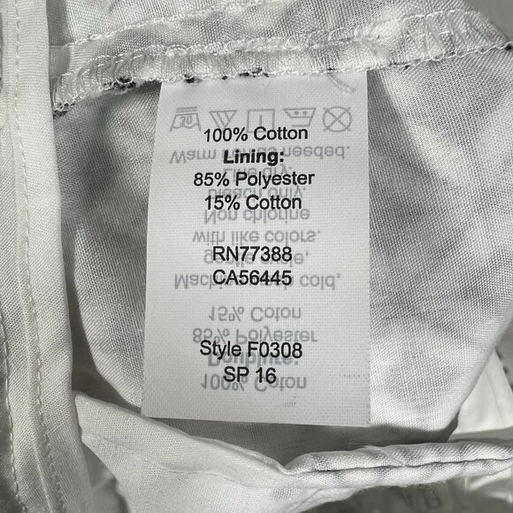 NWT J.Crew Womens Black White Geometric Preppy Neutral Chino Shorts Size 00 - Picture 6 of 10